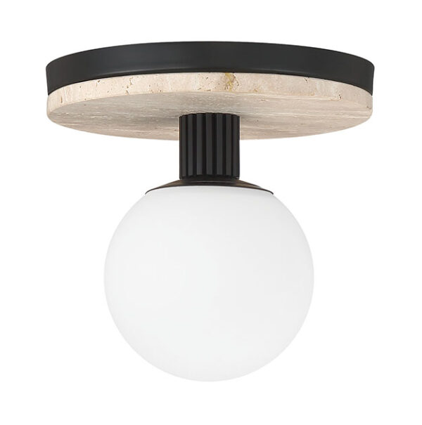 Eurofase Carnagie, Flush Mount, 8", Antique Brass, Opal Etched Glass – Eurofase Flush Mounts