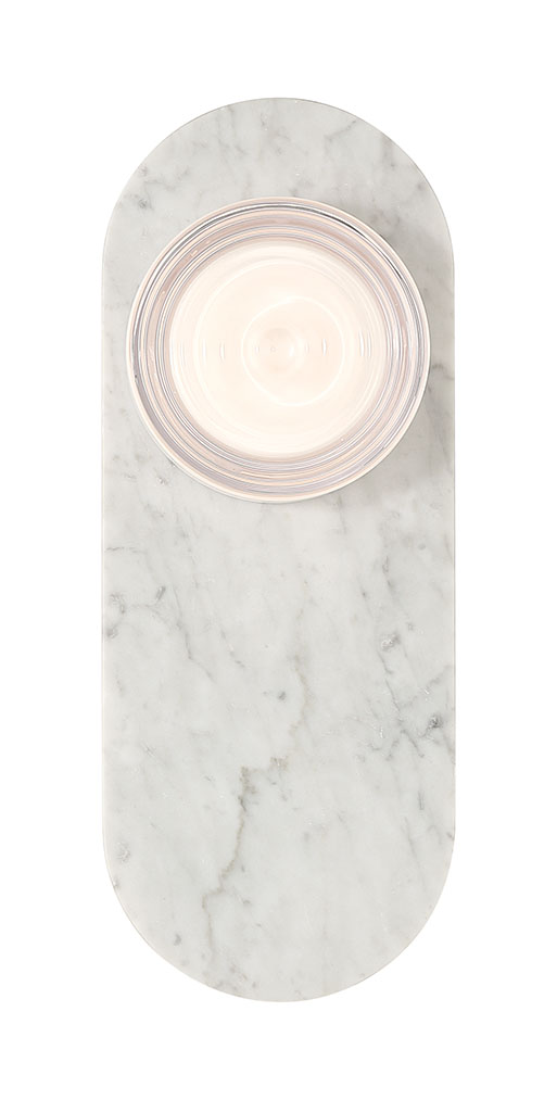 Eurofase Sternn, Outdoor, 15", Marble White, Clear Wave Glass – Eurofase Outdoor
