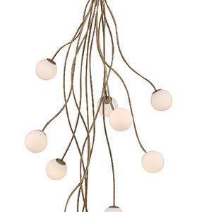 Eurofase Athena, Chandelier, 13-Light, 28", Matte Black, Opal Etched Glass – Eurofase Chandeliers