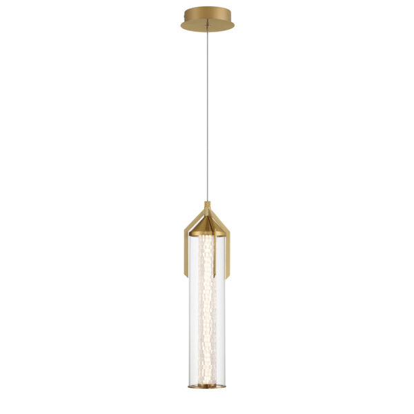 Eurofase Espada, Pendant, 20", Gold, Clear Glass – Eurofase Pendants
