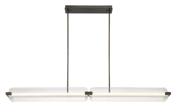 Eurofase Neoness, Chandelier, 4-Light, 67", Matte Black, Smoked Glass – Eurofase Chandeliers