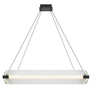 Eurofase Neoness, Chandelier, 4-Light, 34", Weathered Brass, Smoked Glass – Eurofase Chandeliers