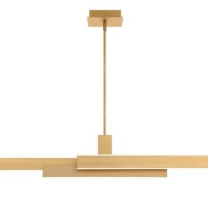 Eurofase Cameno, Chandelier, 45", Matte Gold, White Acrylic – Eurofase Chandeliers