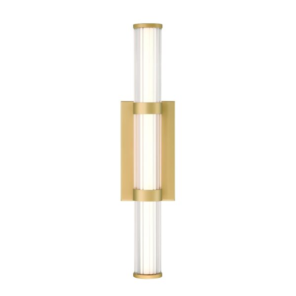 Eurofase Fayton, Outdoor, 21", Matte Gold, Clear Glass – Eurofase Outdoor
