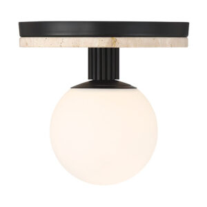 Eurofase Carnagie, Flush Mount, 8", Antique Brass, Opal Etched Glass – Eurofase Flush Mounts
