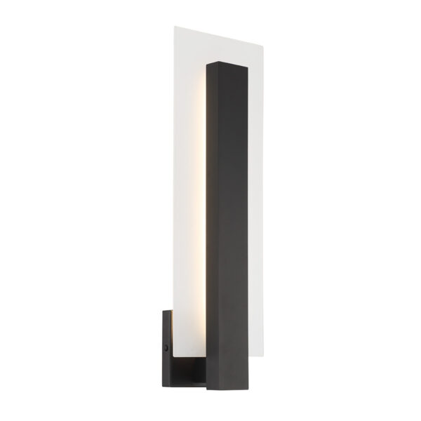 Eurofase Carta, Outdoor, 22", Matte Black, Frosted Glass – Eurofase Outdoor