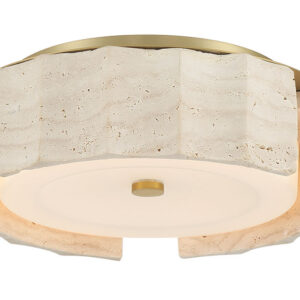 Eurofase Roslington, Flush Mount, 24", Gold, Opal Etched Glass – Eurofase Flush Mounts