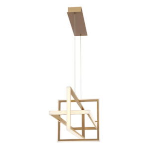 Eurofase Bordo, Chandelier, 3-Light, 56", Satin Gold Paint, White Acrylic – Eurofase Chandeliers