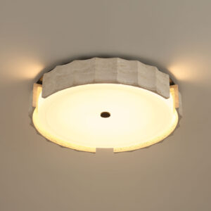 Eurofase Roslington, Flush Mount, 24", Gold, Opal Etched Glass – Eurofase Flush Mounts