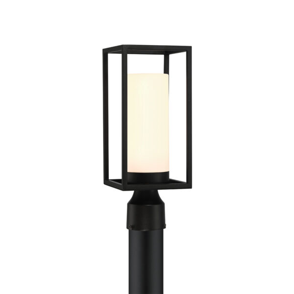 Eurofase Ren, Outdoor, 15", Powder Coat Black, White Glass – Eurofase Outdoor