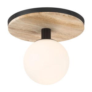 Eurofase Carnagie, Flush Mount, 8", Antique Brass, Opal Etched Glass – Eurofase Flush Mounts