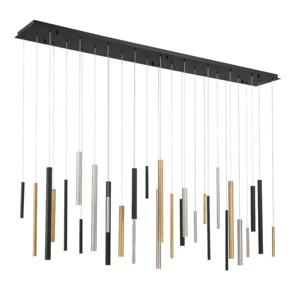 Eurofase Santana, Chandelier , 30-Light, 72", Mix – Eurofase Chandeliers