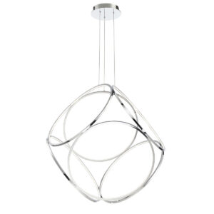 Eurofase Glenview, Chandelier , 34", Chrome