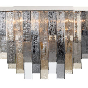 Eurofase Altesa, Flush Mount, 10-Light, 17", Chrome, Mixed Glass – Eurofase Flush Mounts