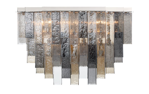 Eurofase Altesa, Flush Mount, 10-Light, 17", Chrome, Mixed Glass – Eurofase Flush Mounts