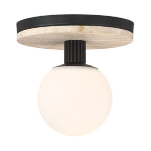Eurofase Carnagie, Flush Mount, 8", Antique Brass, Opal Etched Glass – Eurofase Flush Mounts