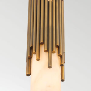 Eurofase Venna, Pendant , 23", Antique Brass, Alabaster – Eurofase Pendants