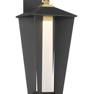 Eurofase Andson, Outdoor, 19", Brass-Sand Black Mix, Frosted Acrylic – Eurofase Outdoor