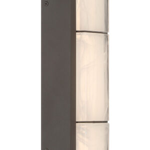 Eurofase Gibraltar, Outdoor, 18", Sand Bronze, White Strie Glass – Eurofase Outdoor