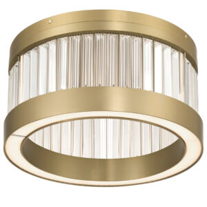 Eurofase Empra, Flush Mount, 16", Matte Black, Clear Crystal – Eurofase Flush Mounts