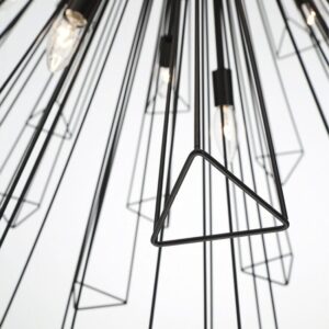 Eurofase Dendelio, Chandelier , 35-Light, 54", Matte Black – Eurofase Chandeliers