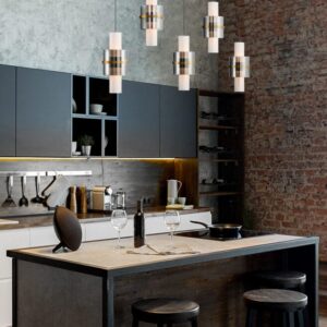 Eurofase 5-Light 42" Integrated Led Linear Chandelier – Eurofase Chandeliers