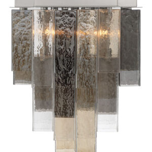 Eurofase Altesa, Flush Mount, 10-Light, 17", Chrome, Mixed Glass – Eurofase Flush Mounts