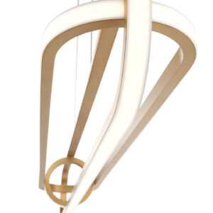 Eurofase Demark, Chandelier , 42", Matte Gold – Eurofase Chandeliers