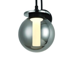 Eurofase Caswell, Outdoor, 18", Powder Coat Black, Smoked Glass – Eurofase Outdoor