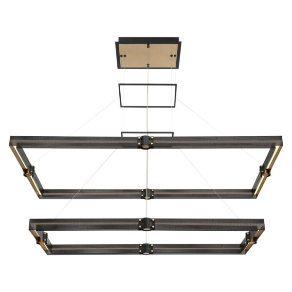 Eurofase Admiral, Chandelier , 2-Light, 50", Gold-Black Mix – Eurofase Chandeliers