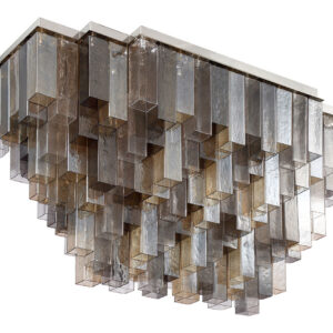 Eurofase Altesa, Flush Mount, 10-Light, 17", Chrome, Mixed Glass – Eurofase Flush Mounts