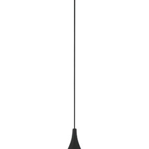 Eurofase Iissa, Pendant, 6", Matte Black, Smoked Glass – Eurofase Pendants