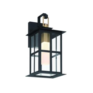 Eurofase Greyson, Outdoor, 16", Brass-Black Mix, Clear Glass – Eurofase Outdoor