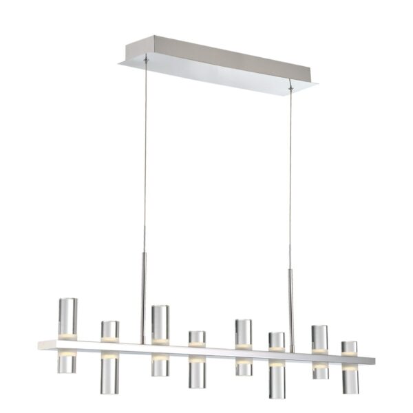 Eurofase 8-Light 42" Integrated Led Linear Chandelier – Eurofase Chandeliers