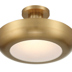 Eurofase Macey, Flush Mount, 16", Antique Brass, Etched Glass – Eurofase Flush Mounts