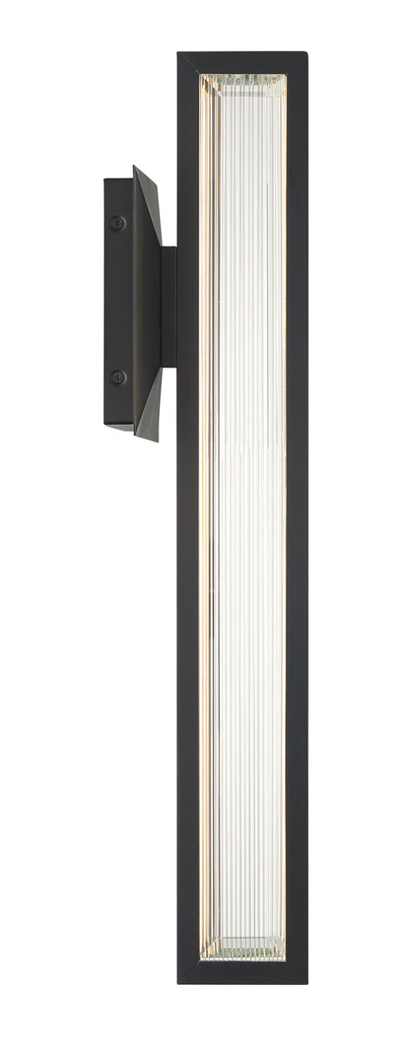 Eurofase Aelin, Outdoor, 24", Matte Black, Clear Crystal – Eurofase Outdoor