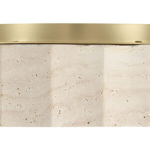 Eurofase Roslington, Flush Mount, 24", Gold, Opal Etched Glass – Eurofase Flush Mounts