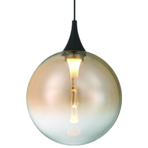 Eurofase Iissa, Pendant, 6", Matte Black, Smoked Glass – Eurofase Pendants