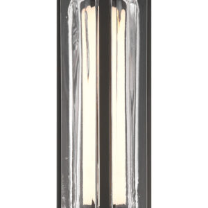 Eurofase Langferd, Outdoor, 16", Matte Black, Clear Glass