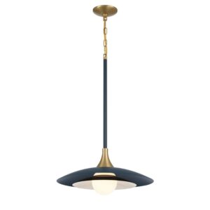 Eurofase Welsh, Pendant, 18", Matte Blue, White Glass – Eurofase Pendants