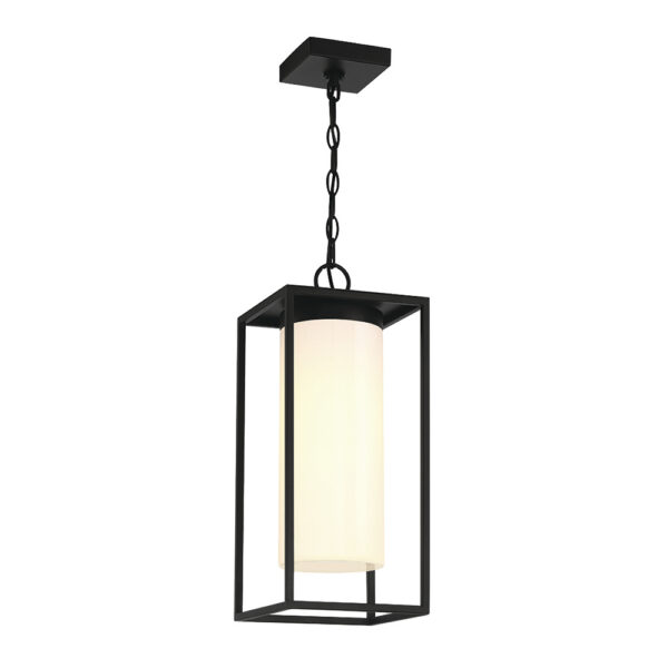 Eurofase Ren, Outdoor, 19", Powder Coat Black, White Glass – Eurofase Outdoor