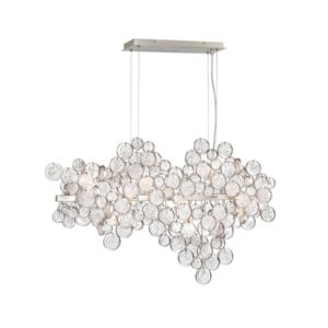 Eurofase Trento, Chandelier, 12-Light, 40", Chrome, Clear Glass – Eurofase Chandeliers
