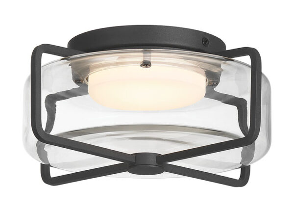 Eurofase Florin, Outdoor, 10", Sand Black, Clear Glass – Eurofase Outdoor