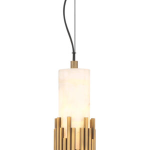 Eurofase Venna, Pendant , 23", Antique Brass, Alabaster – Eurofase Pendants