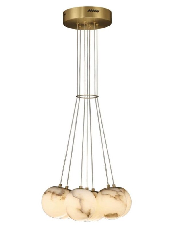 Eurofase Kepler, 7-Light, 18", Integrated LED, Multi Drop Chandelier – Eurofase Chandeliers