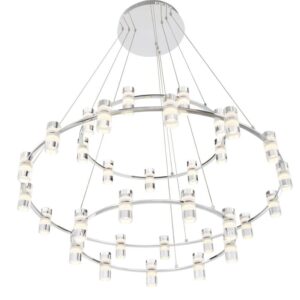Eurofase 3-Tiers 33-Light 41" Integrated Led Grand Chandelier – Eurofase Chandeliers