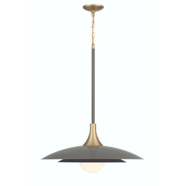 Eurofase Welsh, Pendant, 30", Matte Grey, White Glass – Eurofase Pendants