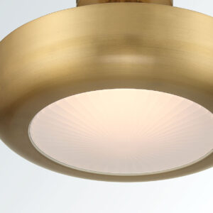 Eurofase Macey, Flush Mount, 16", Antique Brass, Etched Glass – Eurofase Flush Mounts
