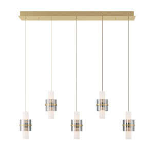 Eurofase 5-Light 42" Integrated Led Linear Chandelier – Eurofase Chandeliers