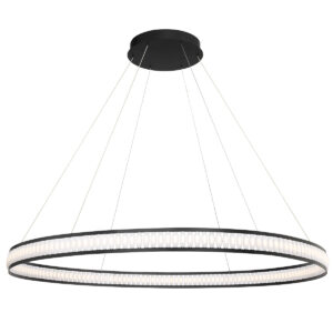 Eurofase Forster, Chandelier , 60", Matte Black – Eurofase Chandeliers